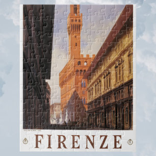 Puzzle Florencia, Florencia, Palazzo Vecchio, Italia Vint