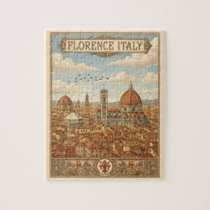 Puzzle Florencia Italia Viaje Vintage