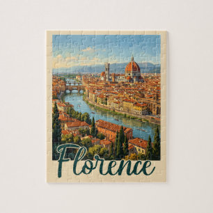 Puzzle Florencia Italia Viajes Vintage