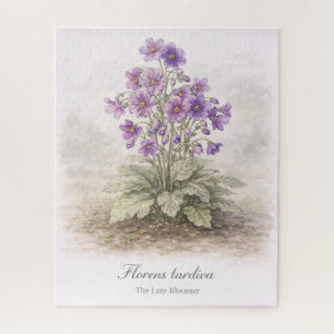 Puzzle Florens tardiva El florecimiento tardío botánico