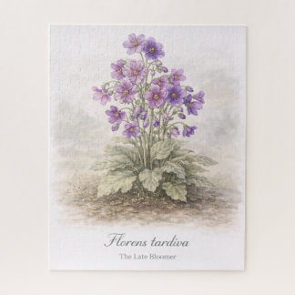 Puzzle Florens tardiva El florecimiento tardío botánico