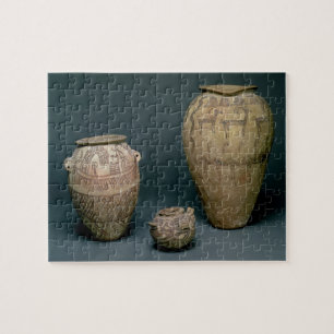 Puzzle Florero adornado con los diversos frisos de