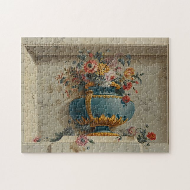 Puzzle Florero de flores en un lugar (Horizontal)