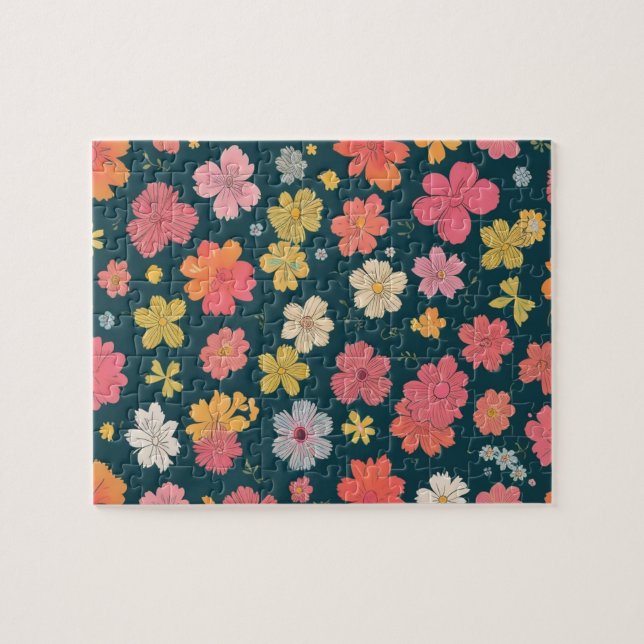 Puzzle Flores (Horizontal)