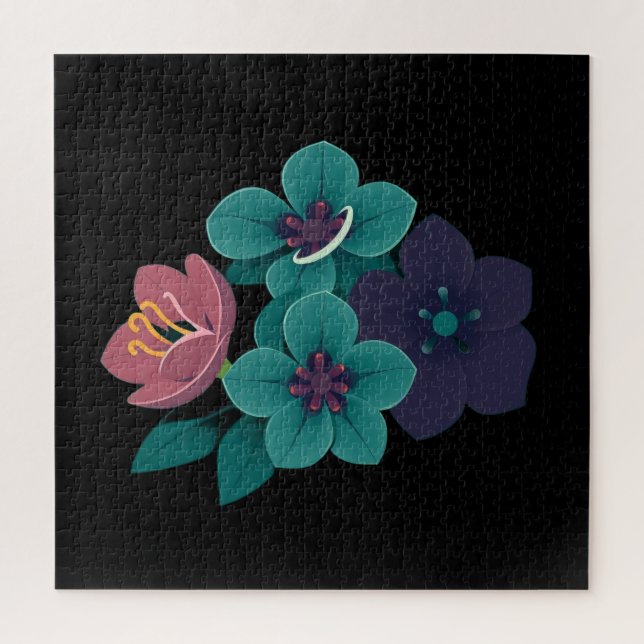Puzzle Flores (Vertical)