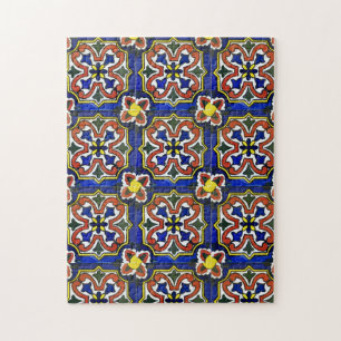 Puzzle Flores abstractas, estilo impresionista