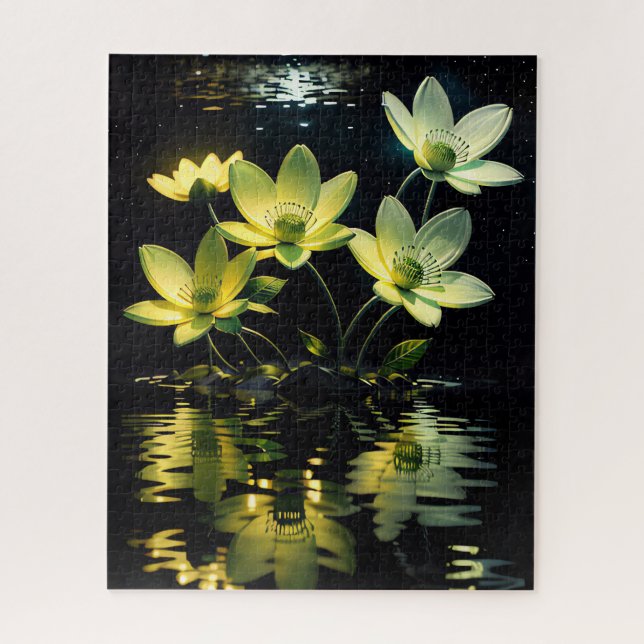 Puzzle Flores amarillas (Vertical)