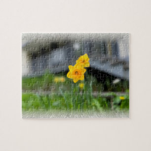 Puzzle Flores amarillas bienvenidas