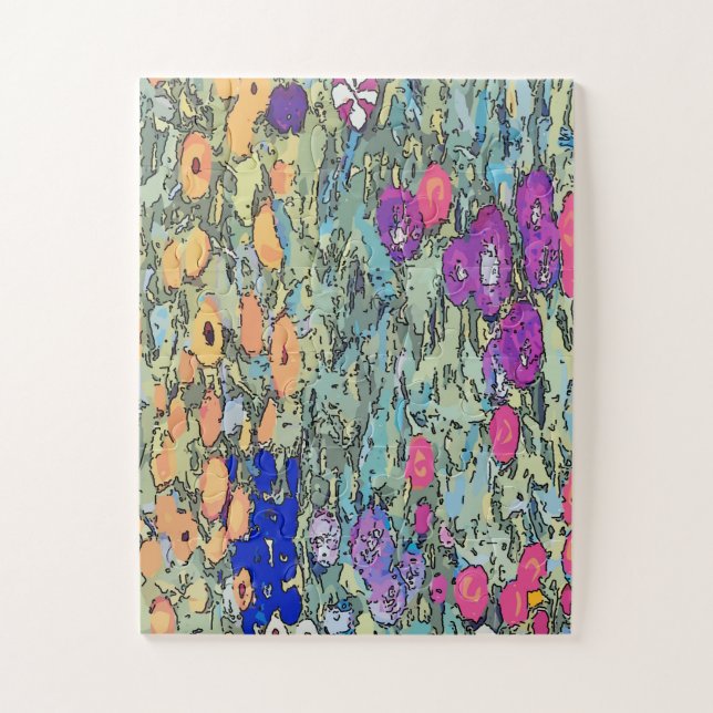 Puzzle Flores Art Deco (Vertical)