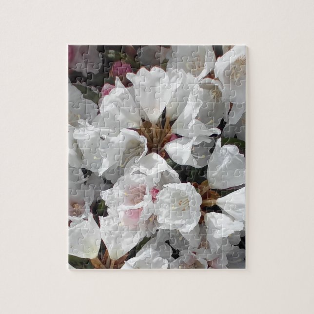 Puzzle Flores blancas (Vertical)