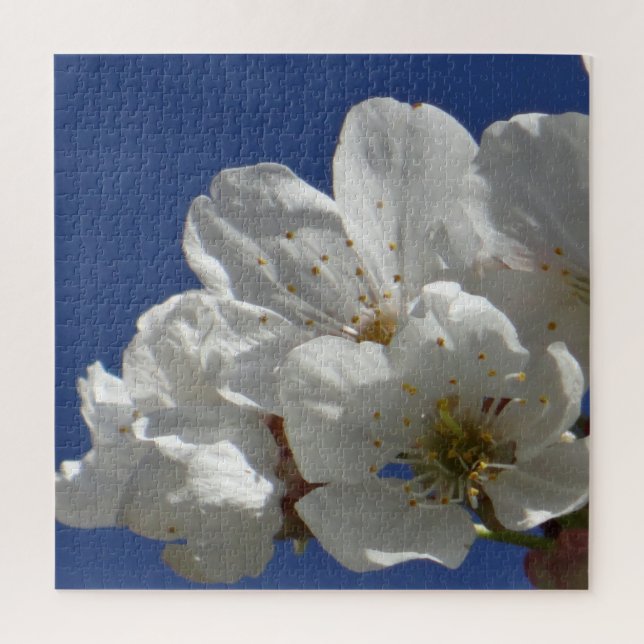 Puzzle Flores blancas lindas (Vertical)