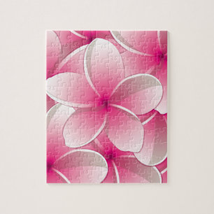 Puzzle Flores brillantes de Frangipani/ Plumeria