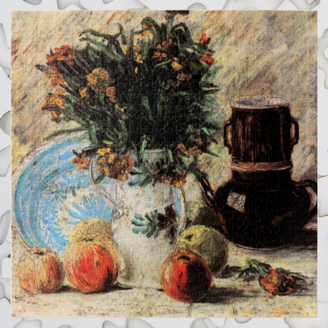 Puzzle Flores, Cafetera y Frutas por Vincent van Gogh (Subido por el creador)