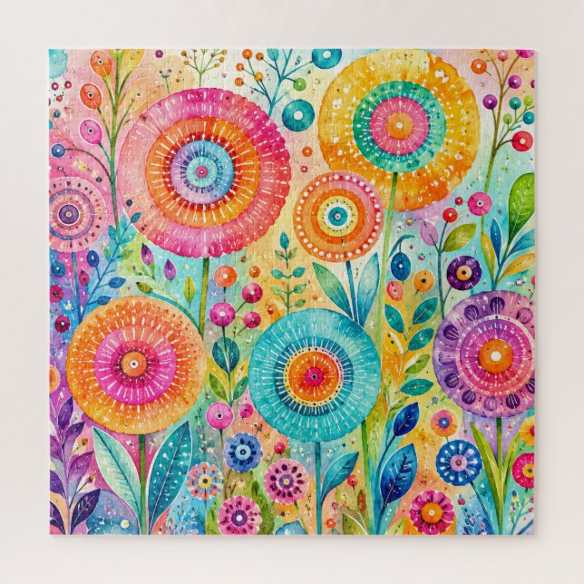 Puzzle Flores Caprichosas (Vertical)