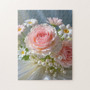 Puzzle Flores con eterna elegancia extravagante