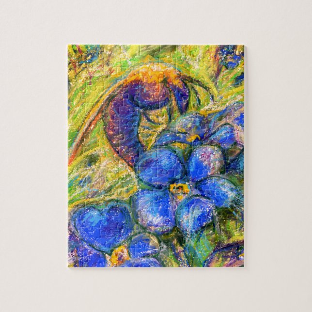 Puzzle Flores de abeja y olvidadiza (Vertical)