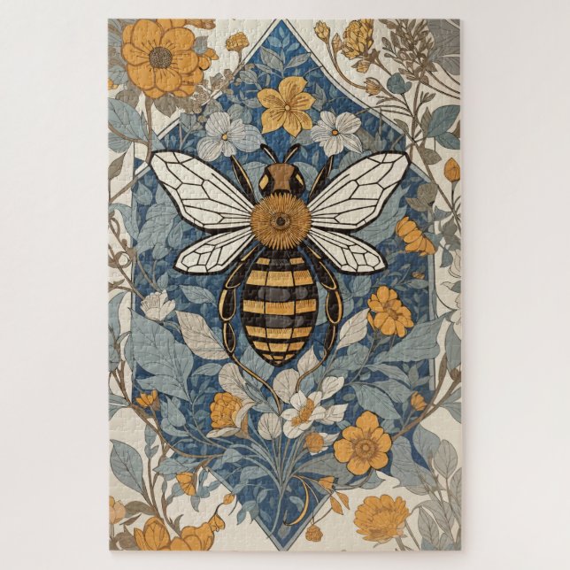 Puzzle Flores de abeja y silvestres de época (Vertical)