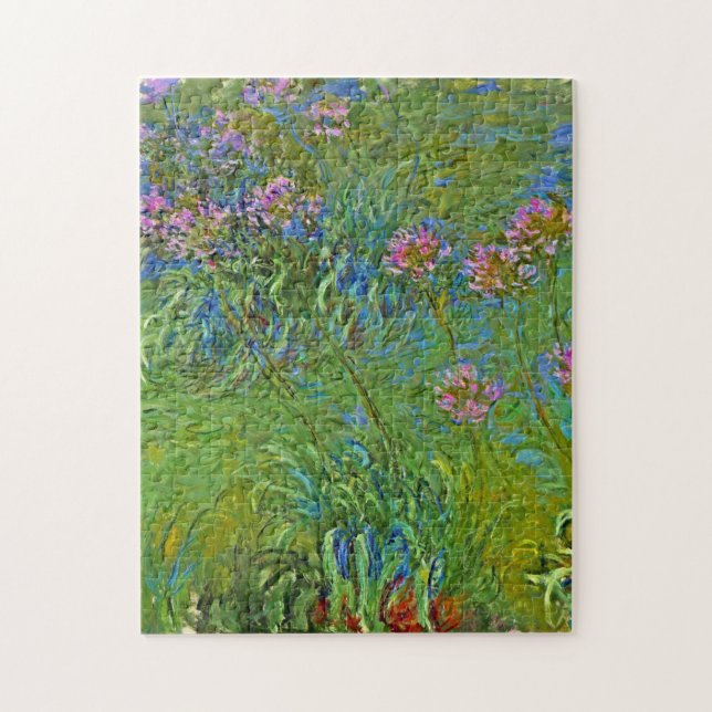 Puzzle Flores de Agapanthus de Monet (Vertical)