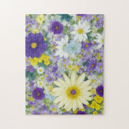 Puzzle Flores de algodón de bonito