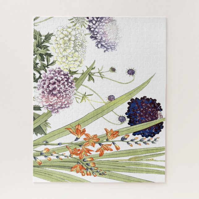 Puzzle Flores de Almohadilla de madera por Konan Jigaaw (Vertical)