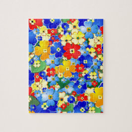 Puzzle Flores de Art Déco de Colorido