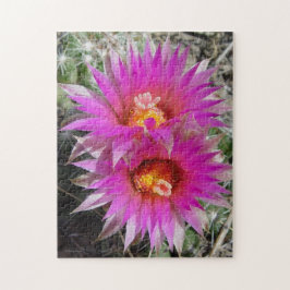 Puzzle Flores de Cactus Bola F5 "Escobaria vivipara"