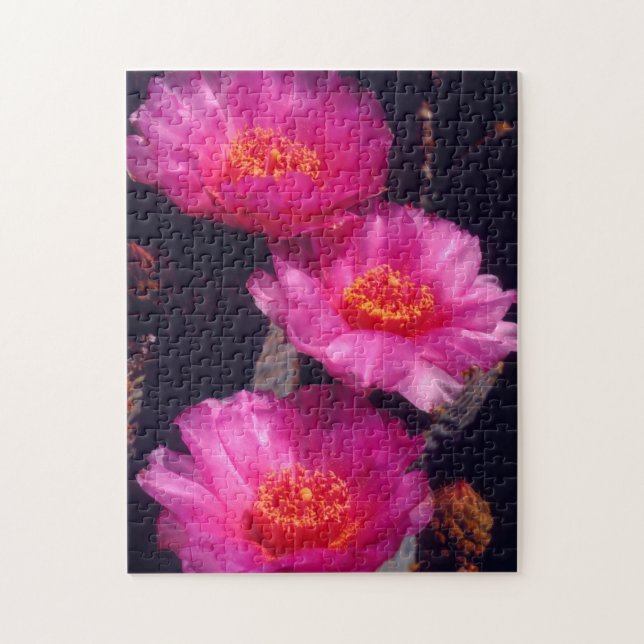 Puzzle Flores de Cactus de Cola de Castor 2 (Vertical)