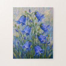 Flores de campanillas azules