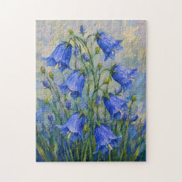 Puzzle Flores de campanillas azules
