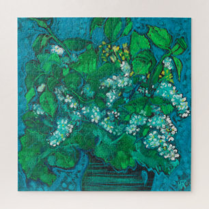 Puzzle Flores de cerezo de pájaro Flor Flor Pintado Paste