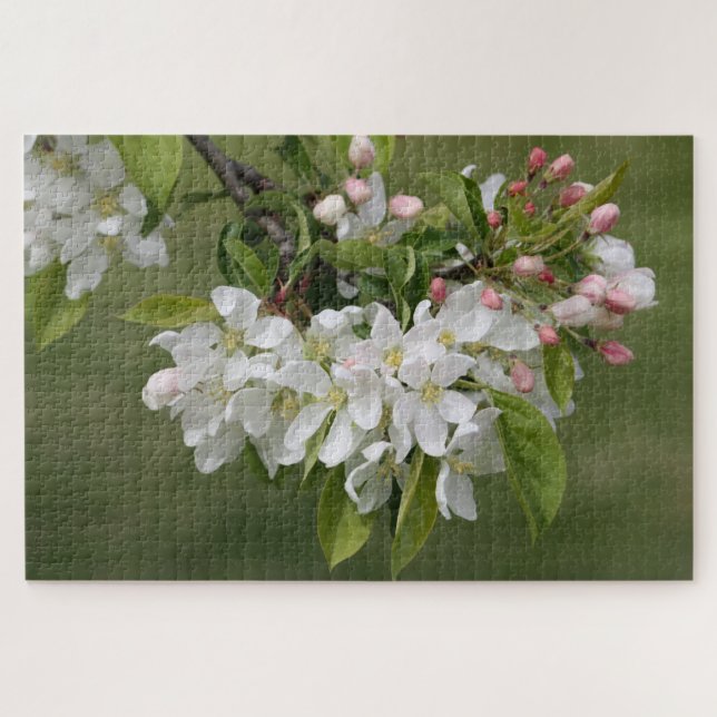 Puzzle Flores de color rosa (Horizontal)