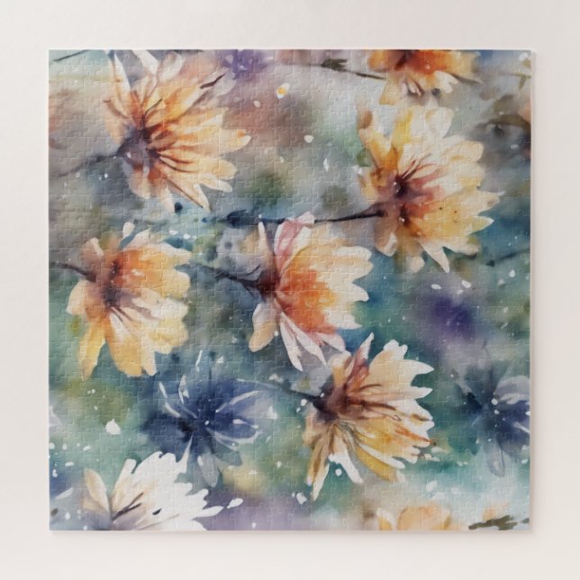 Puzzle Flores de colores (Horizontal)