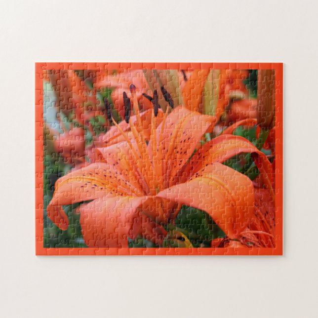 Puzzle [Flores de colores] Tigre Lily (Horizontal)