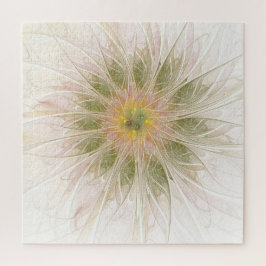 Puzzle Flores de fantasía fractal blandas y tendientes