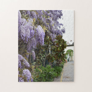 Puzzle Flores de glicinia morada Kensington Chelsea Londr