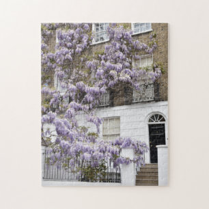 Puzzle Flores de glicinia morada Kensington Chelsea Londr
