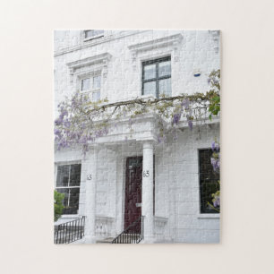 Puzzle Flores de glicinia morada Kensington Chelsea Londr