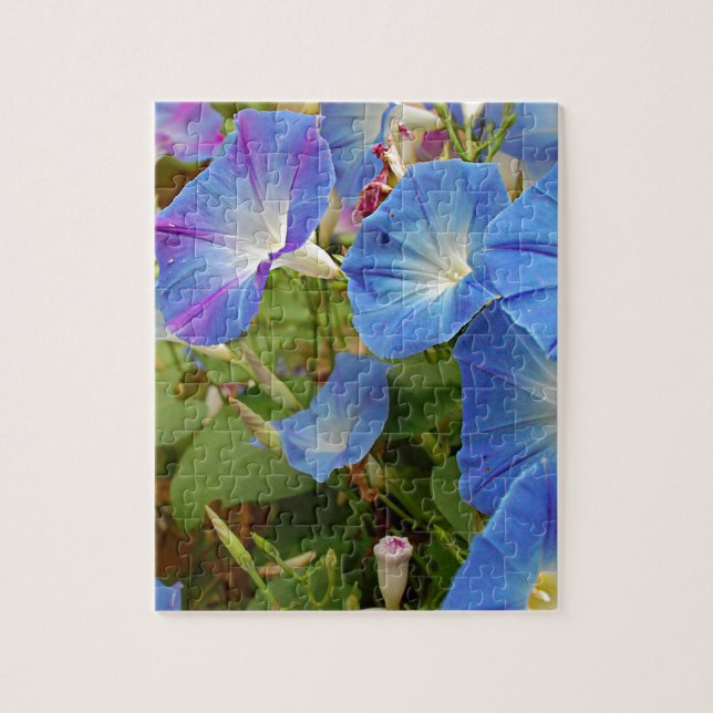 Puzzle Flores de gloria matutina (Vertical)