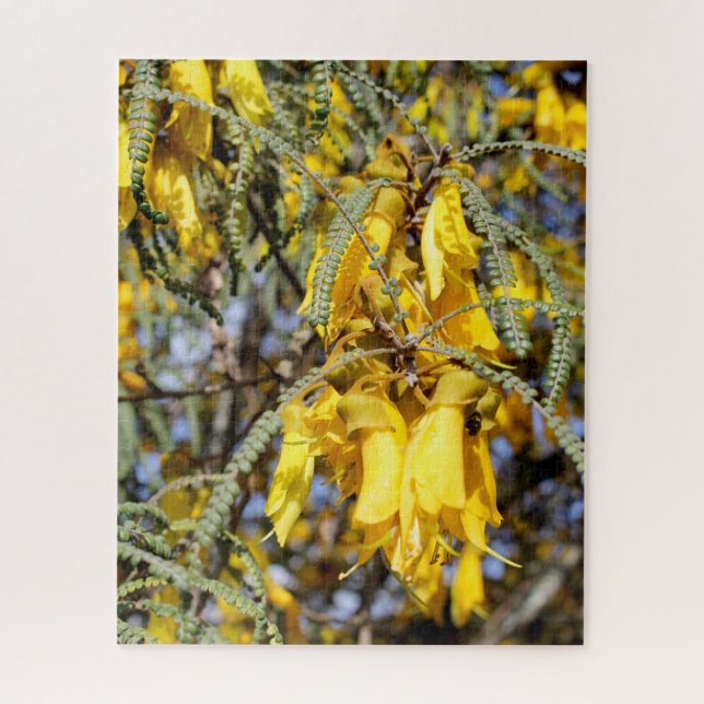 Puzzle Flores de Kowhai (Vertical)