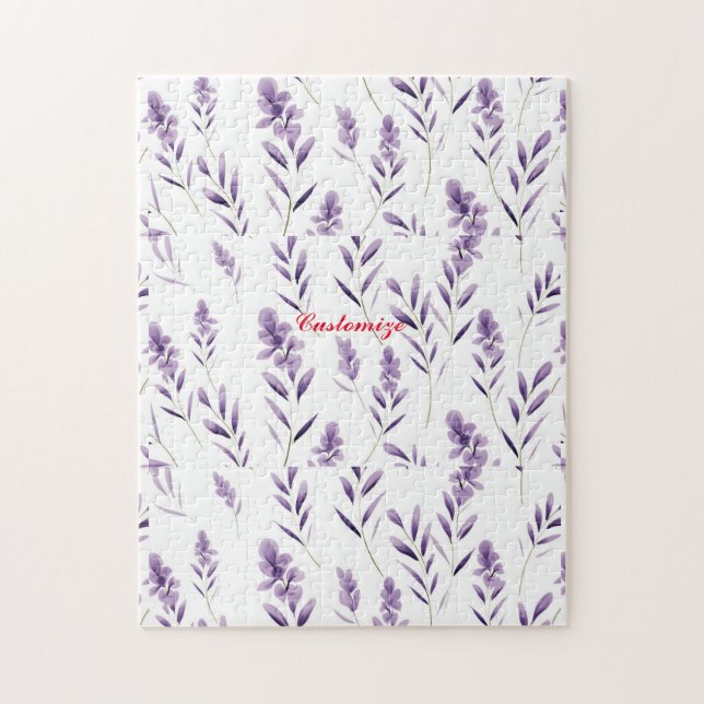 Puzzle Flores de lavanda Thunder_Cove (Vertical)