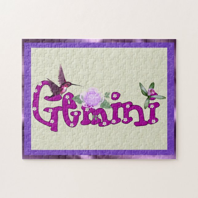 Puzzle Flores de los géminis (Horizontal)