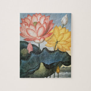 Puzzle Flores de Loto Antiguas, La Sagrada Judía Egipcia