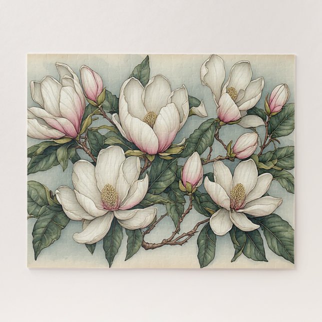 Puzzle Flores de Magnolia (Horizontal)