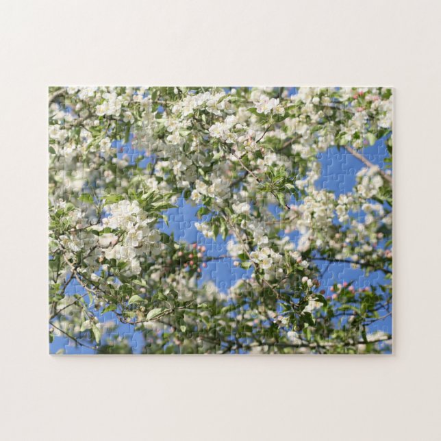 Puzzle Flores de manzana blanca (Horizontal)