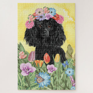 Puzzle flores de perro de cangrejo