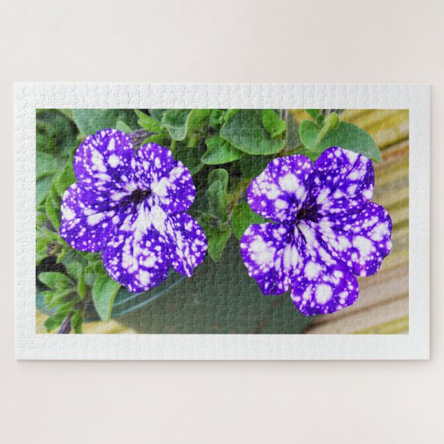 Puzzle Flores de Petunia (Horizontal)