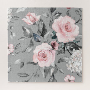 Puzzle Flores de primavera dibujan la mano