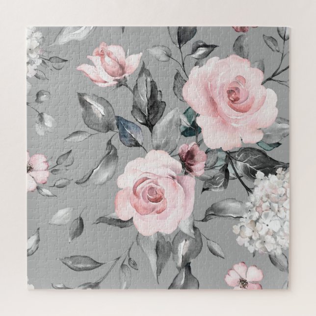 Puzzle Flores de primavera dibujan la mano (Vertical)