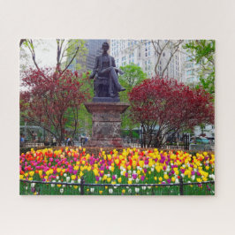Puzzle Flores de primavera en Nueva York.