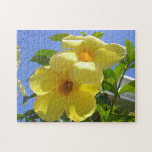 Puzzle Flores de trompeta doradas I